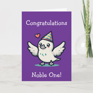 Mediaeval Congratulations Noble Achievement Card