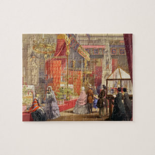 Mediaeval Court, designed by Pugin, plate 40 from Jigsaw Puzzle