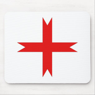 Mediaeval Cross of the Knights Templar Mouse Mat