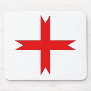 Mediaeval Cross of the Knights Templar Mouse Mat