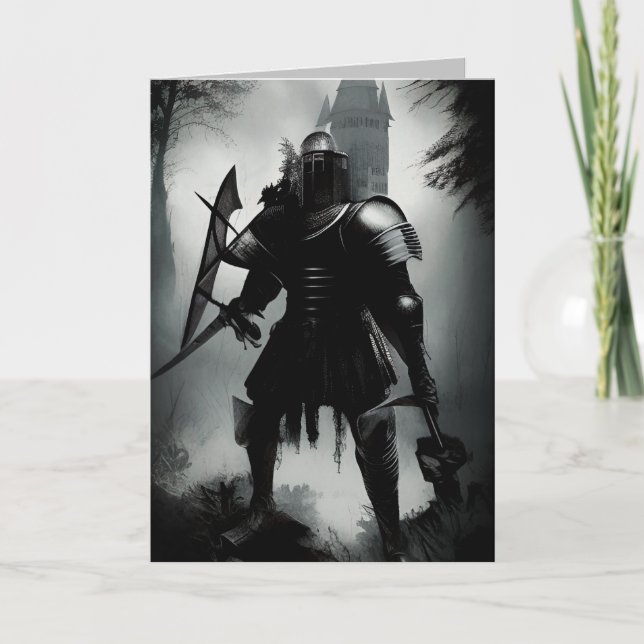 Mediaeval Dark Knight Card (Front)