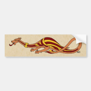 Mediaeval Dragon Design 2015 Bumper Sticker