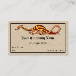 Mediaeval Dragon Design 2015 Business Card