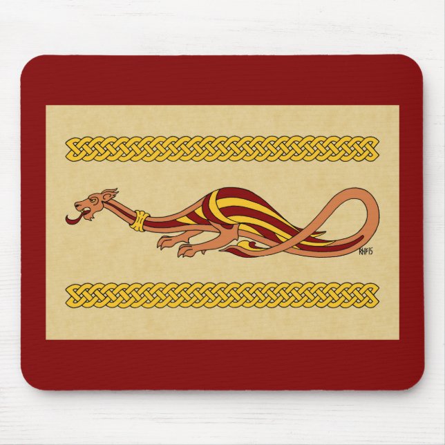 Mediaeval Dragon Design 2015 Mouse Mat (Front)
