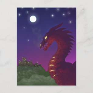 Mediaeval Dragon Postcard
