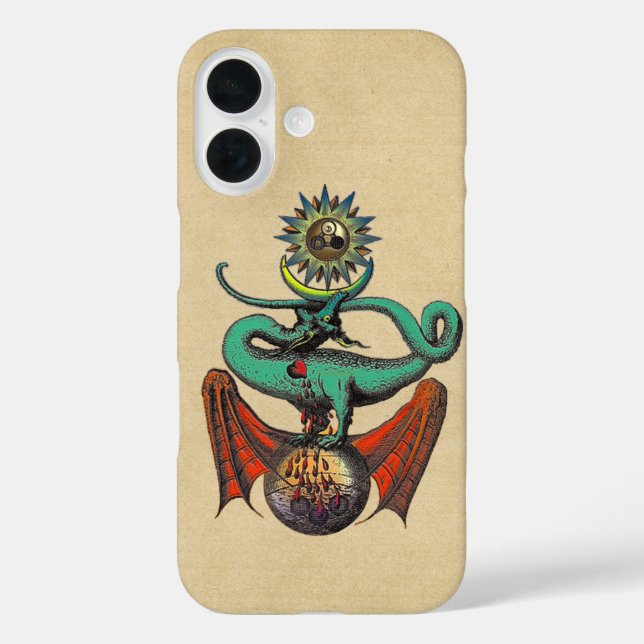 Mediaeval Dragon Ripley Scroll Case-Mate iPhone Case (Back)