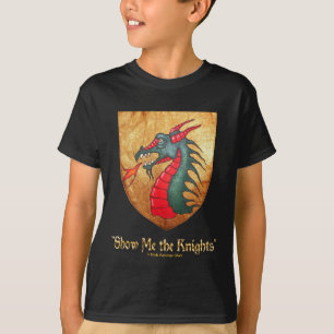 Mediaeval Dragon Shield T-Shirt