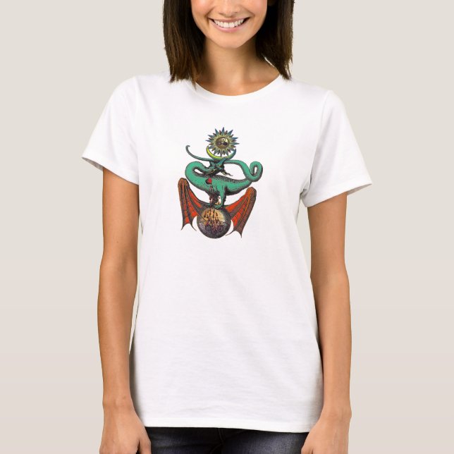 Mediaeval Dragon Symbol T-Shirt (Front)