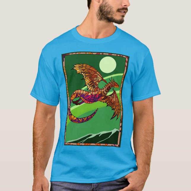 Mediaeval Dragon  T-Shirt (Front)