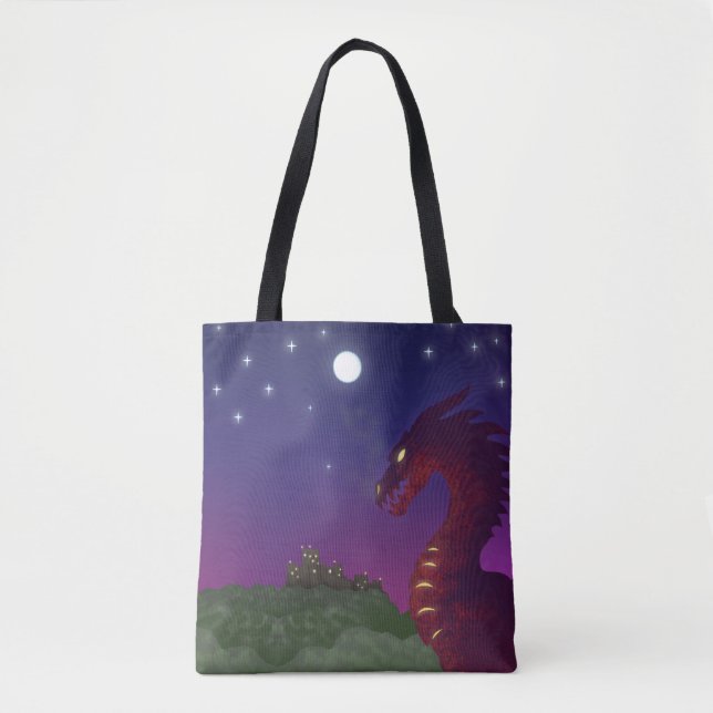 Mediaeval Dragon Tote Bag (Front)
