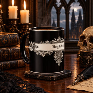 Mediaeval Dragons Gothic Victorian Era Personalise Mug