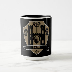 Mediaeval English Knight Dragon Mug