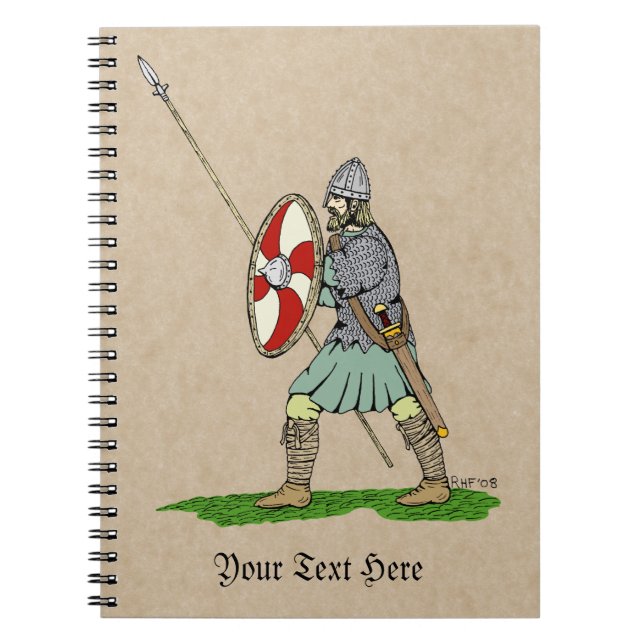 Mediaeval English/Saxon Warrior Notebook (Front)