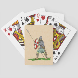 Mediaeval English/Saxon Warrior Playing Cards