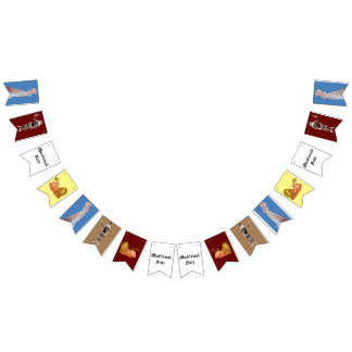 Mediaeval Fair Knights and Ladies Bunting Flags