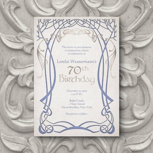 Mediaeval Fantasy 70th Birthday Invitation (Creator Uploaded)