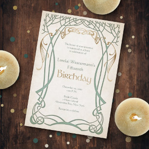 Mediaeval Fantasy Any Age Birthday Invitation