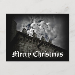 Mediaeval fantasy Merry Christmas Holiday Postcard