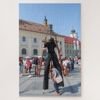 mediaeval festival Sibiu Hermannstadt Romania Jigsaw Puzzle