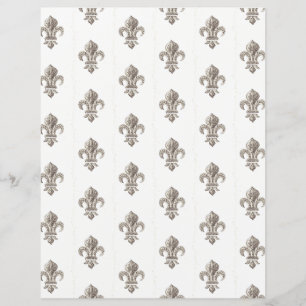 Mediaeval French Fleur de Lis Scrapbook