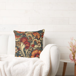 Mediaeval Garden Floral Pattern Cushion