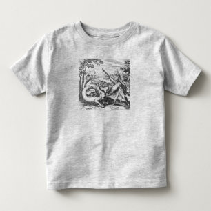 Mediaeval Gladiator and Dragon Toddler T-Shirt