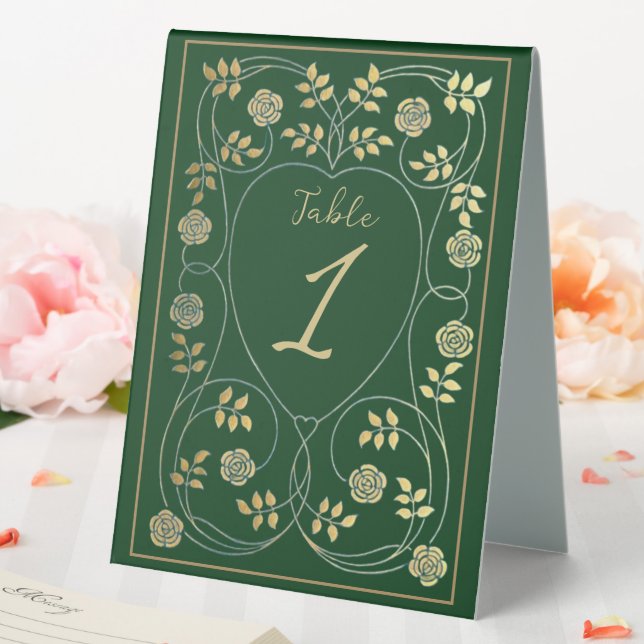 Mediaeval Gold Floral Hearts and Sword Wedding (In SItu (Wedding))