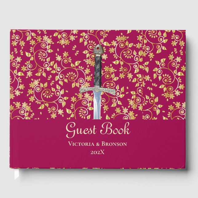 Mediaeval Gold  Guest Book (Front)