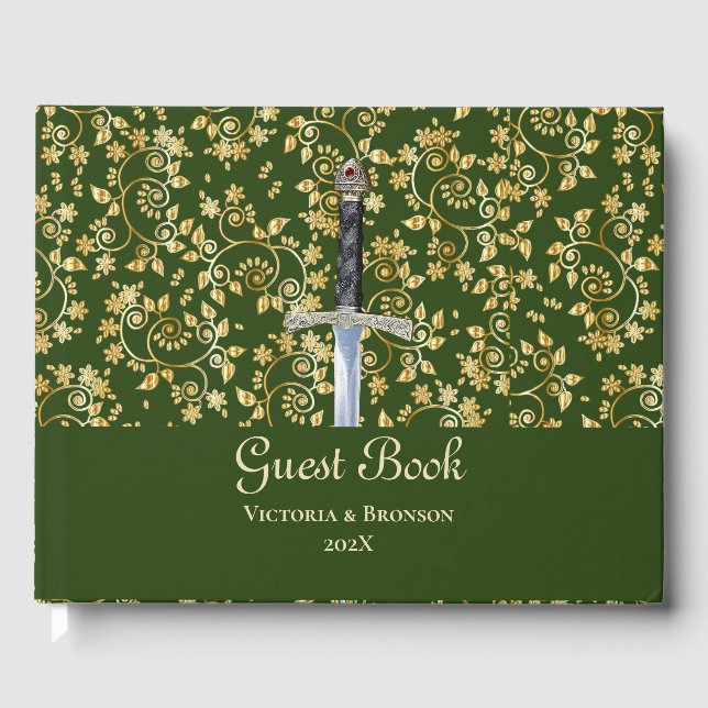 Mediaeval Gold  Guest Book (Front)