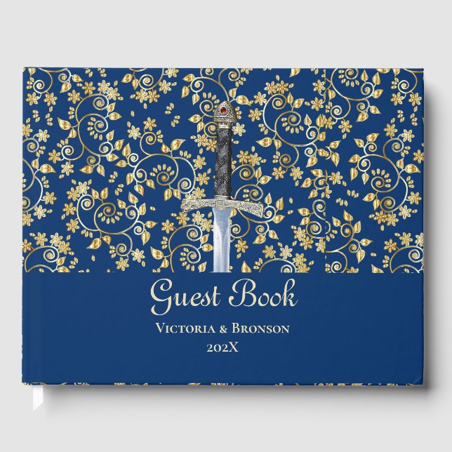 Mediaeval Gold  Guest Book (Front)