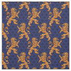 Mediaeval Gold Lion Blue Fleur de Lis