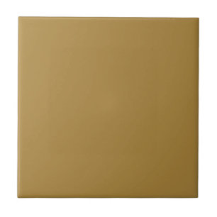 Mediaeval Gold Solid Colour Tile