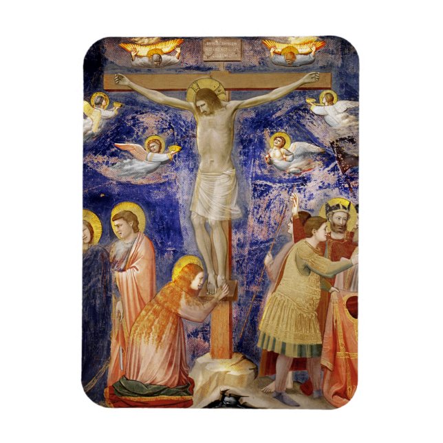 Mediaeval Good Friday Scene Magnet (Vertical)
