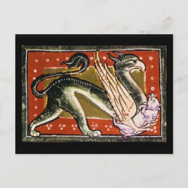 Mediaeval Griffin Postcards (Front)