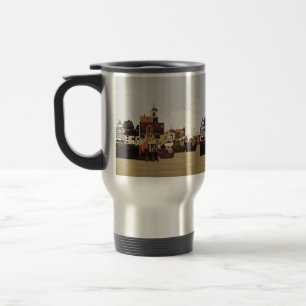 Mediaeval Harbour Travel Mug