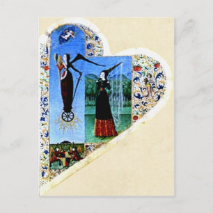 Mediaeval Heart Postcard
