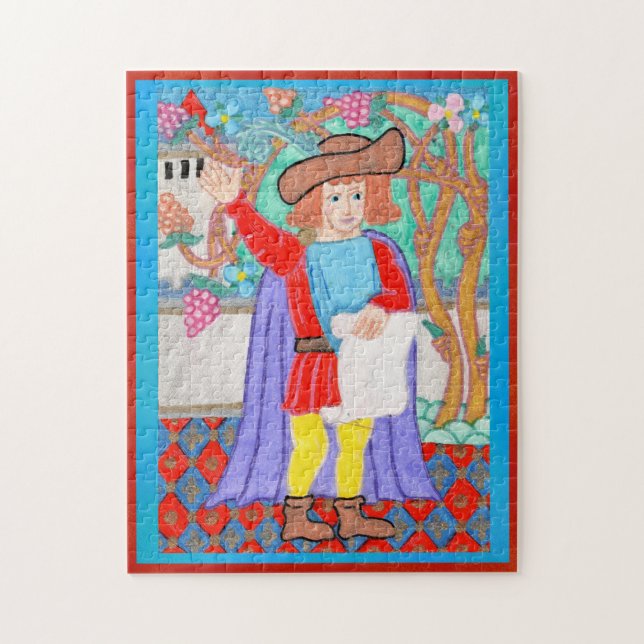 Mediaeval Herald Jigsaw Puzzle (Vertical)