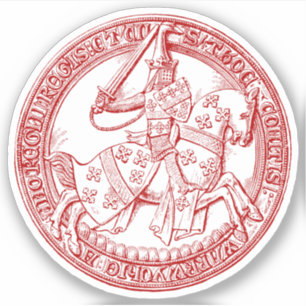 Mediaeval Heraldry Seal of Thomas de Beauchamp