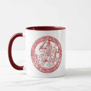 Mediaeval Heraldry Seal of Thomas de Beauchamp Mug