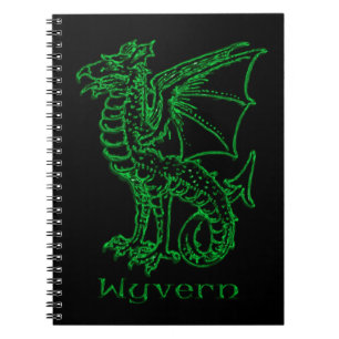 Mediaeval Heraldry Wyvern Notebook
