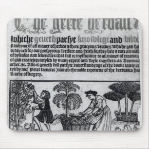 Mediaeval Herb Garden Mouse Mat