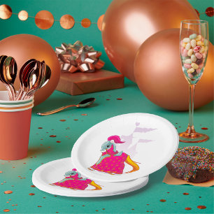 Mediaeval Horse Paper Plate