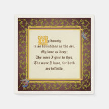 Mediaeval Illuminated Manuscript Wedding Reception