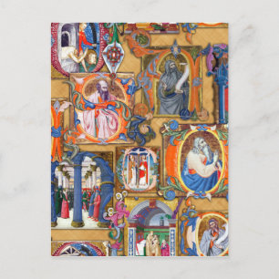 Mediaeval Illuminations Postcard