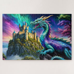 Mediaeval Iridescent Dragon  Jigsaw Puzzle