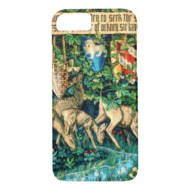 Mediaeval King Arthur William Morris Case-Mate iPhone Case (Back)