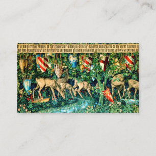 Mediaeval King Arthur William Morris Enclosure Card