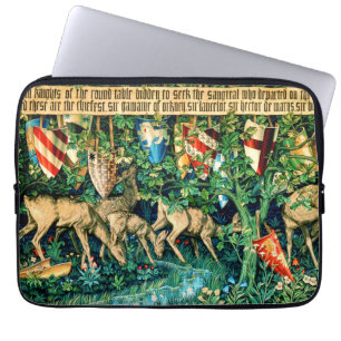 Mediaeval King Arthur William Morris Laptop Sleeve