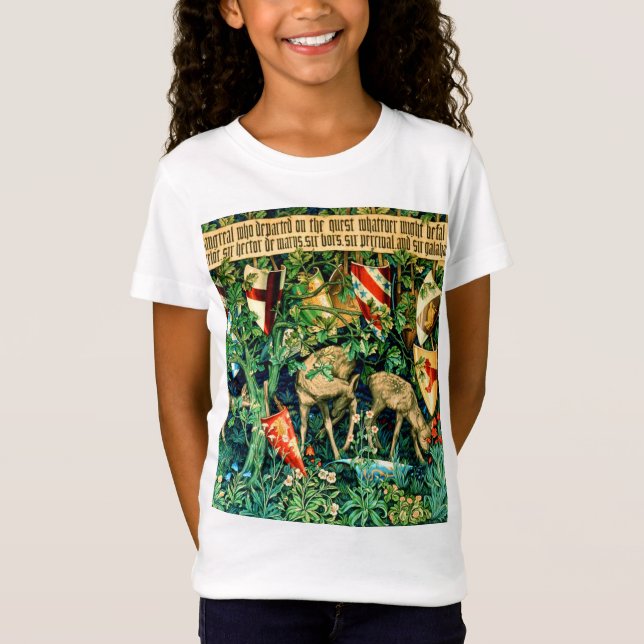 Mediaeval King Arthur William Morris T-Shirt (Front)