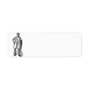 Mediaeval Knight Address Label